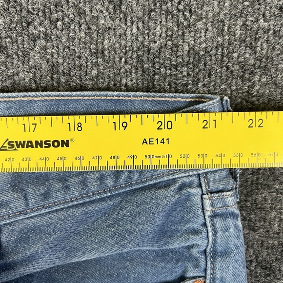 Levi's 501 Button Fly Jeans Men's 43x28 Blue Denim Straight Fit Mexico‎ - Picture 5 of 12